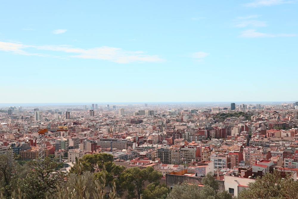 a city with many buildings