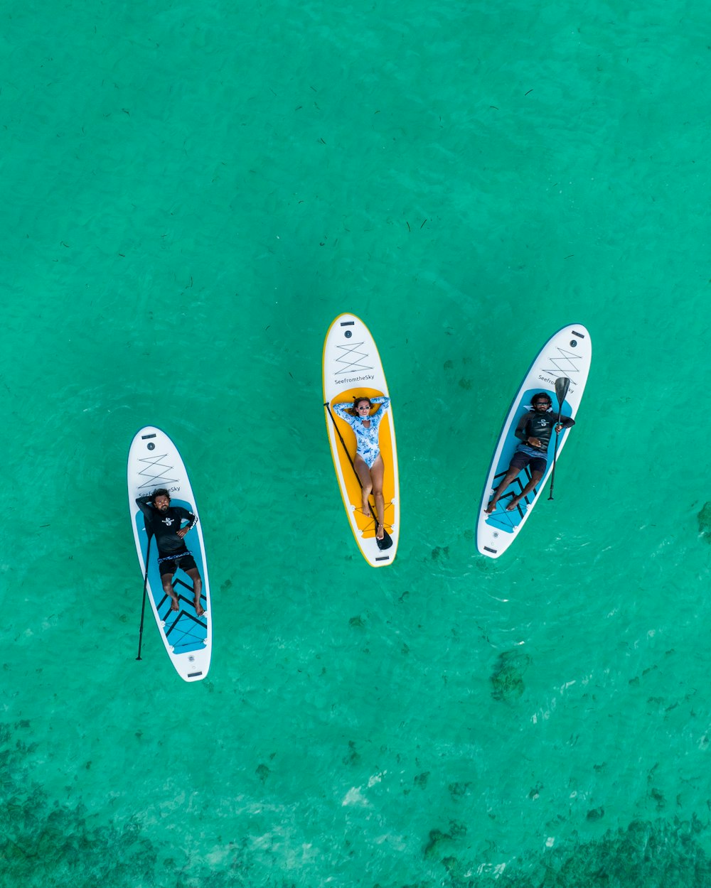 a group of people in a boat