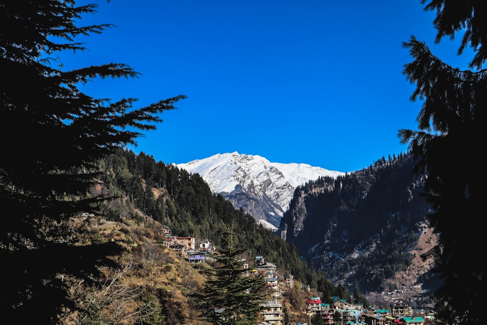 a town in the mountains