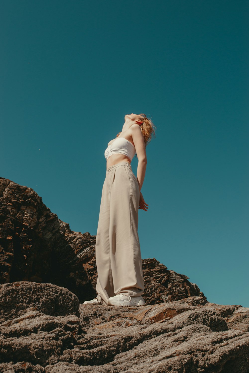 a person in a white dress