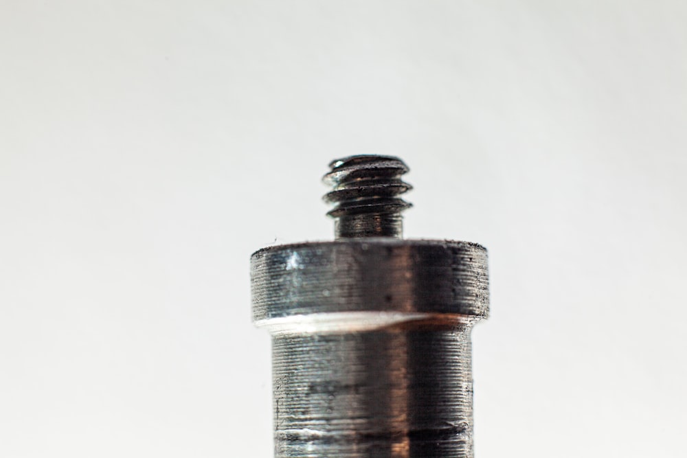 a close-up of a cylindrical object