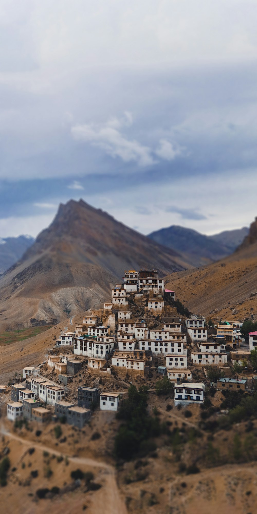 a town in the mountains