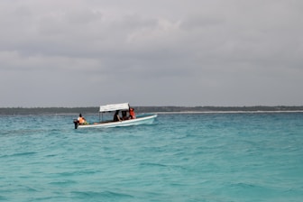 a boat with people on it