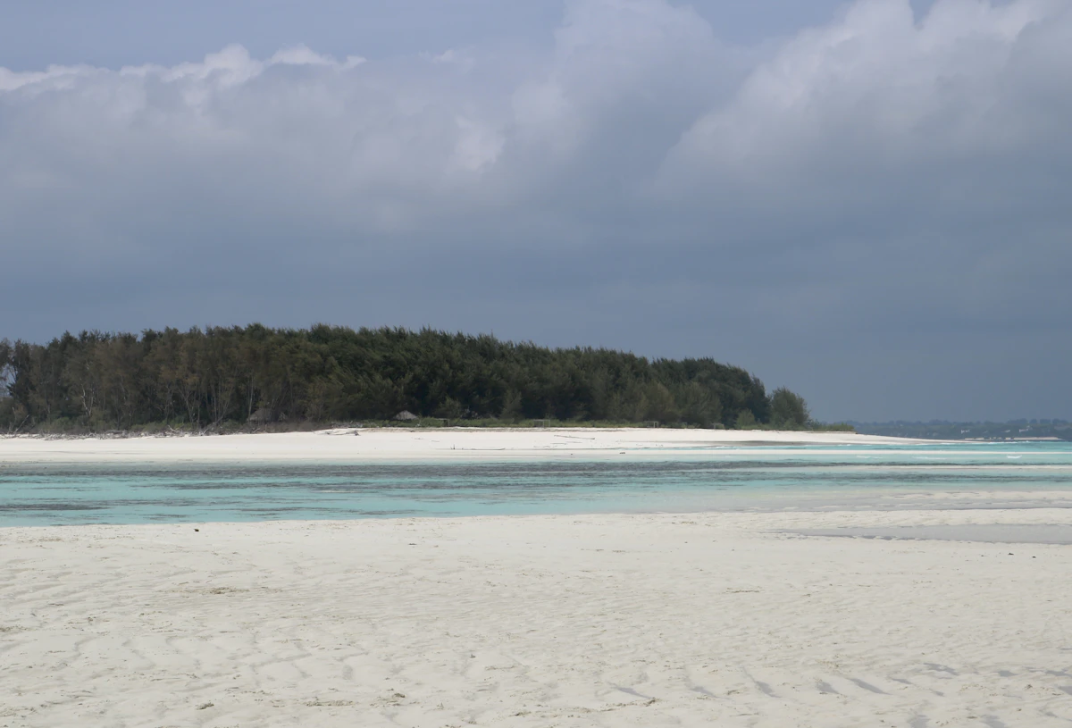 Clear blue water off Mnemba Atoll, Zanzibar