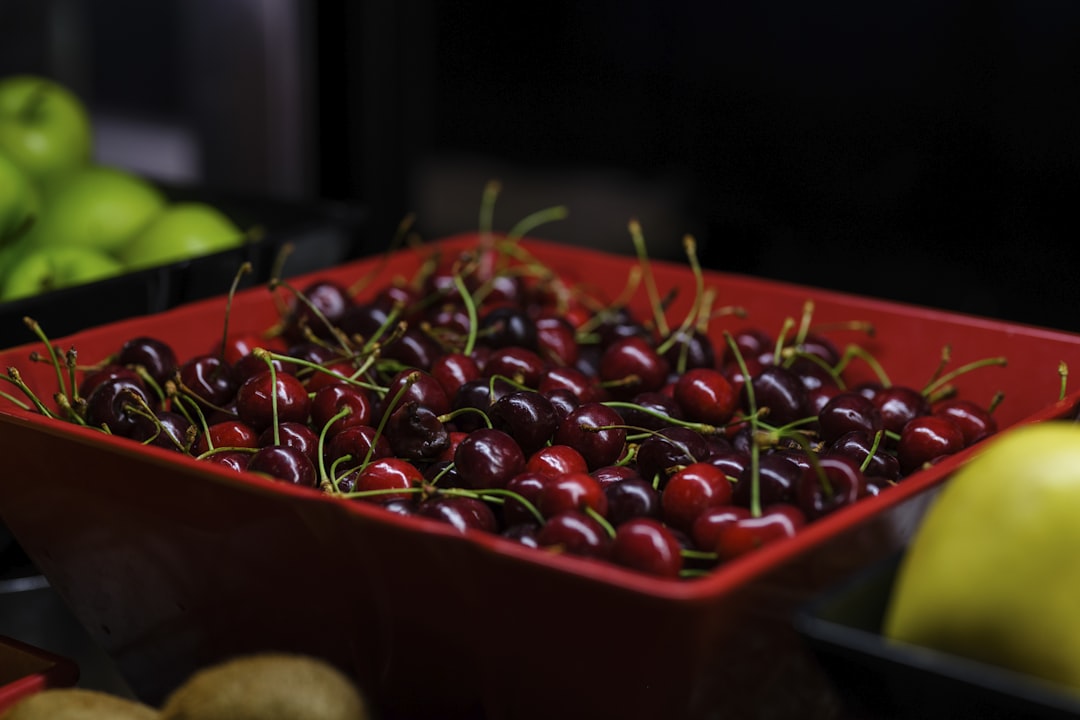 a bowl of cherries