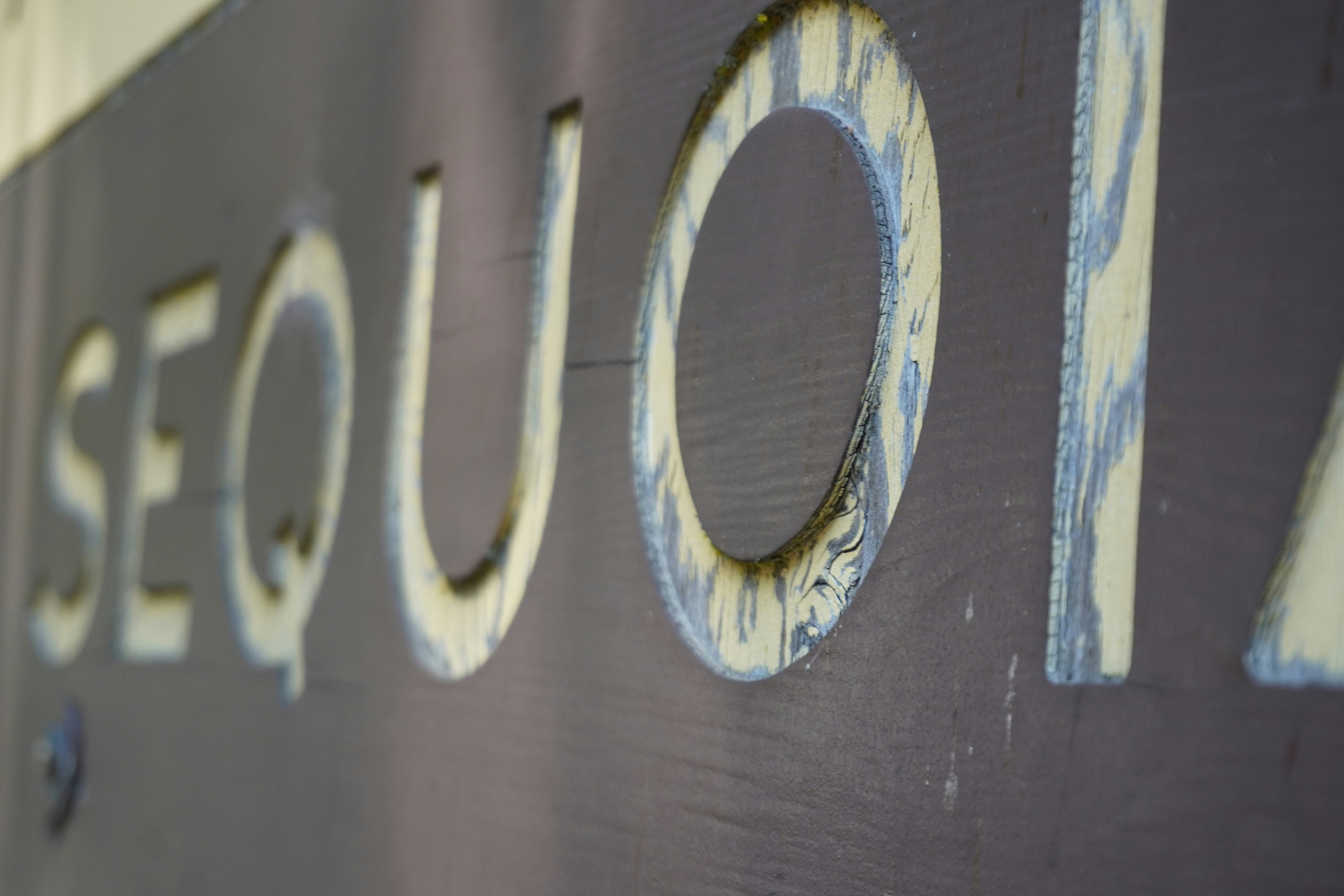 a sign with a number on it