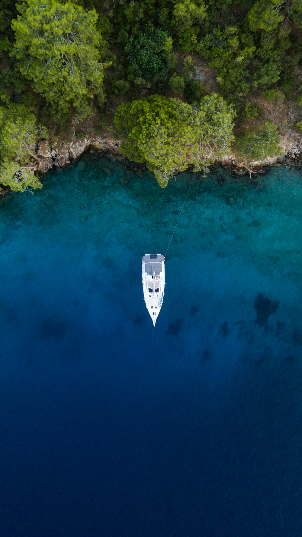 a boat in the water