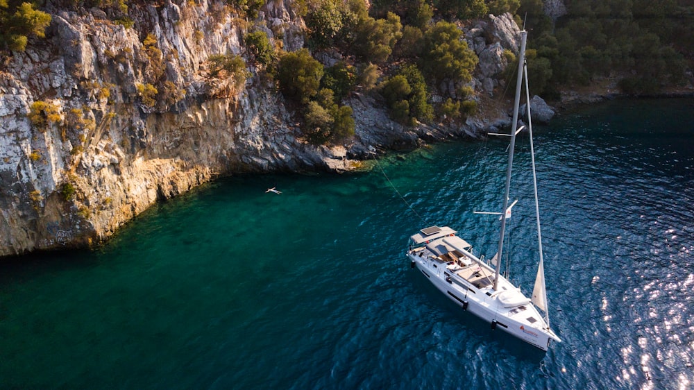 a boat on the water