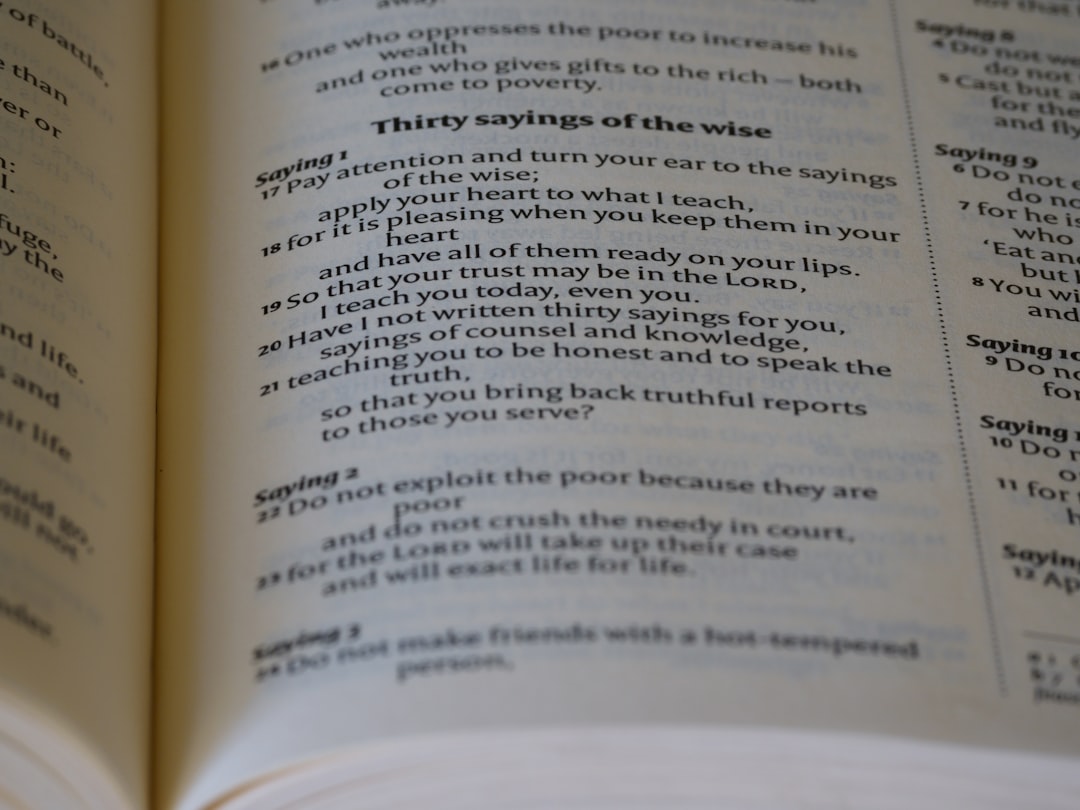 a close up of a book