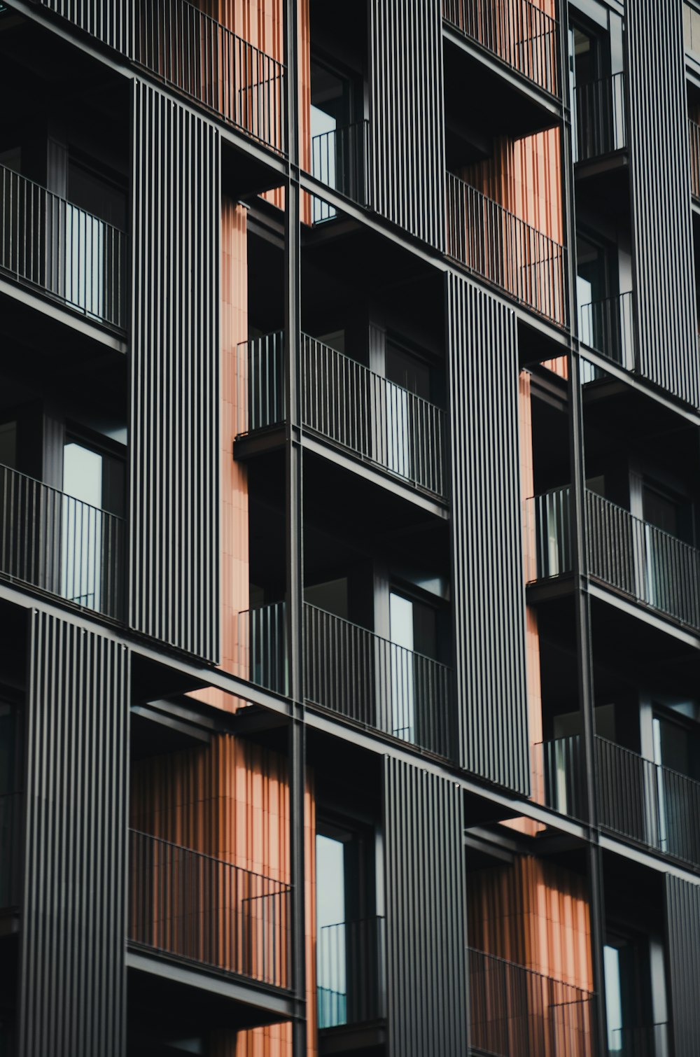 a building with balconies