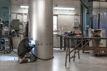 a person working in a factory