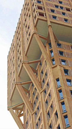a tall building with a clock