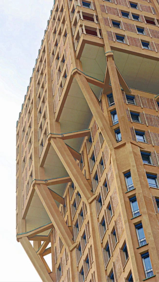 a tall building with a clock