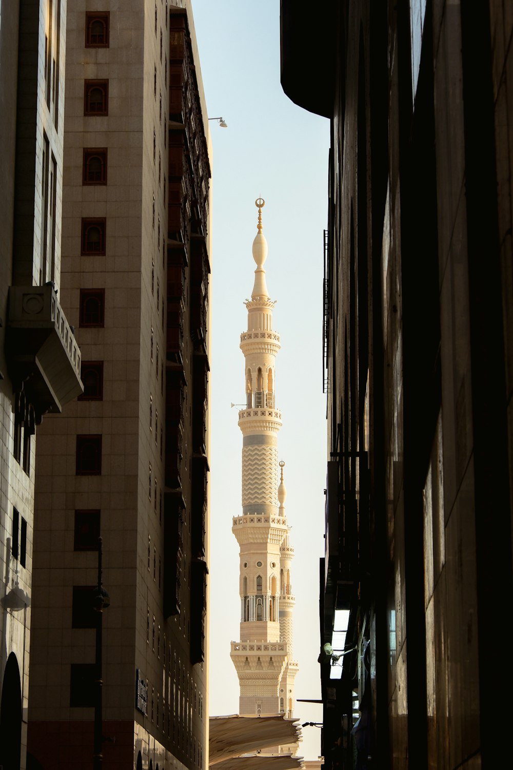 a tall building with a tall tower