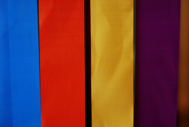 Horizontal timeline with four colorful cards and icons representing each step.