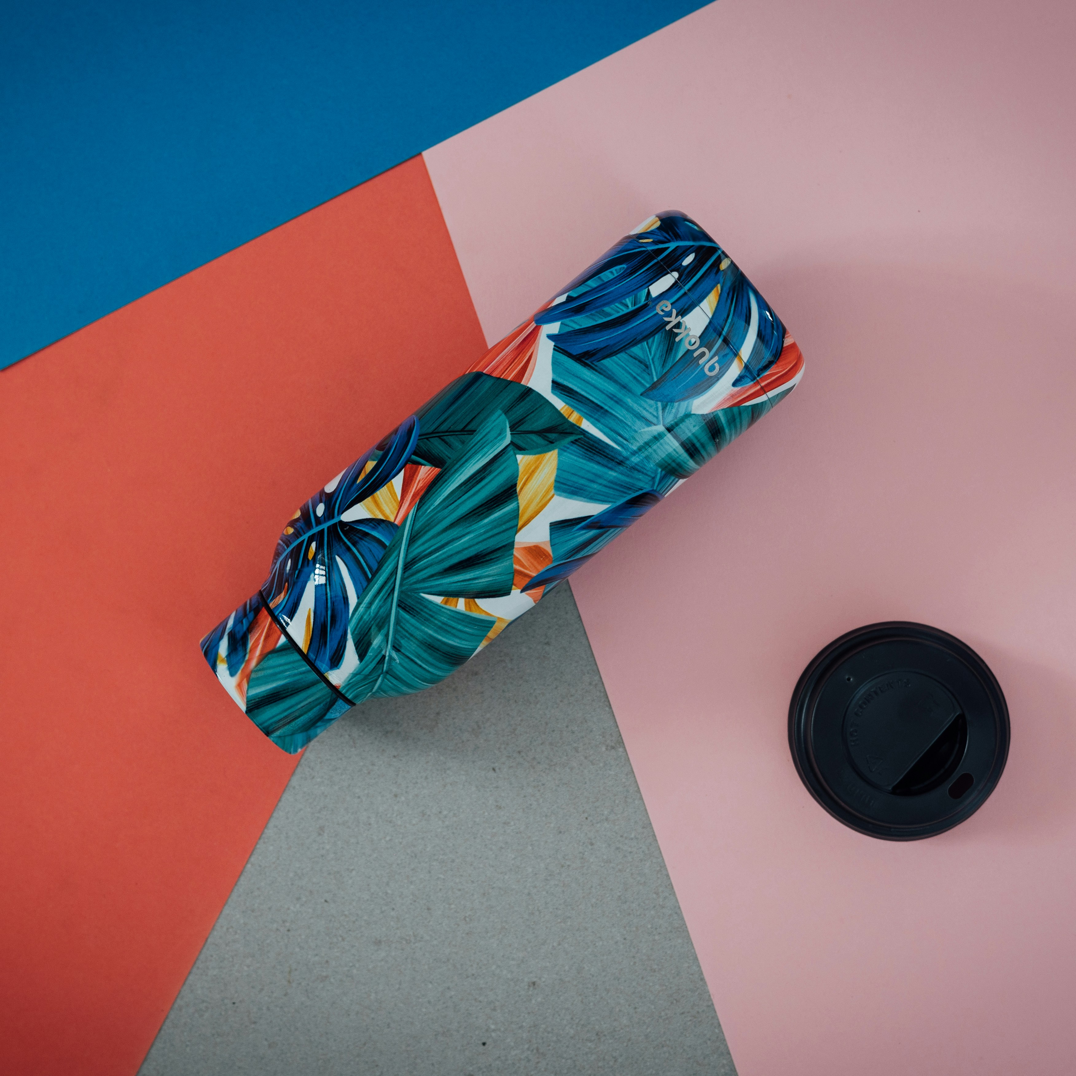 a colorful snake on a wall