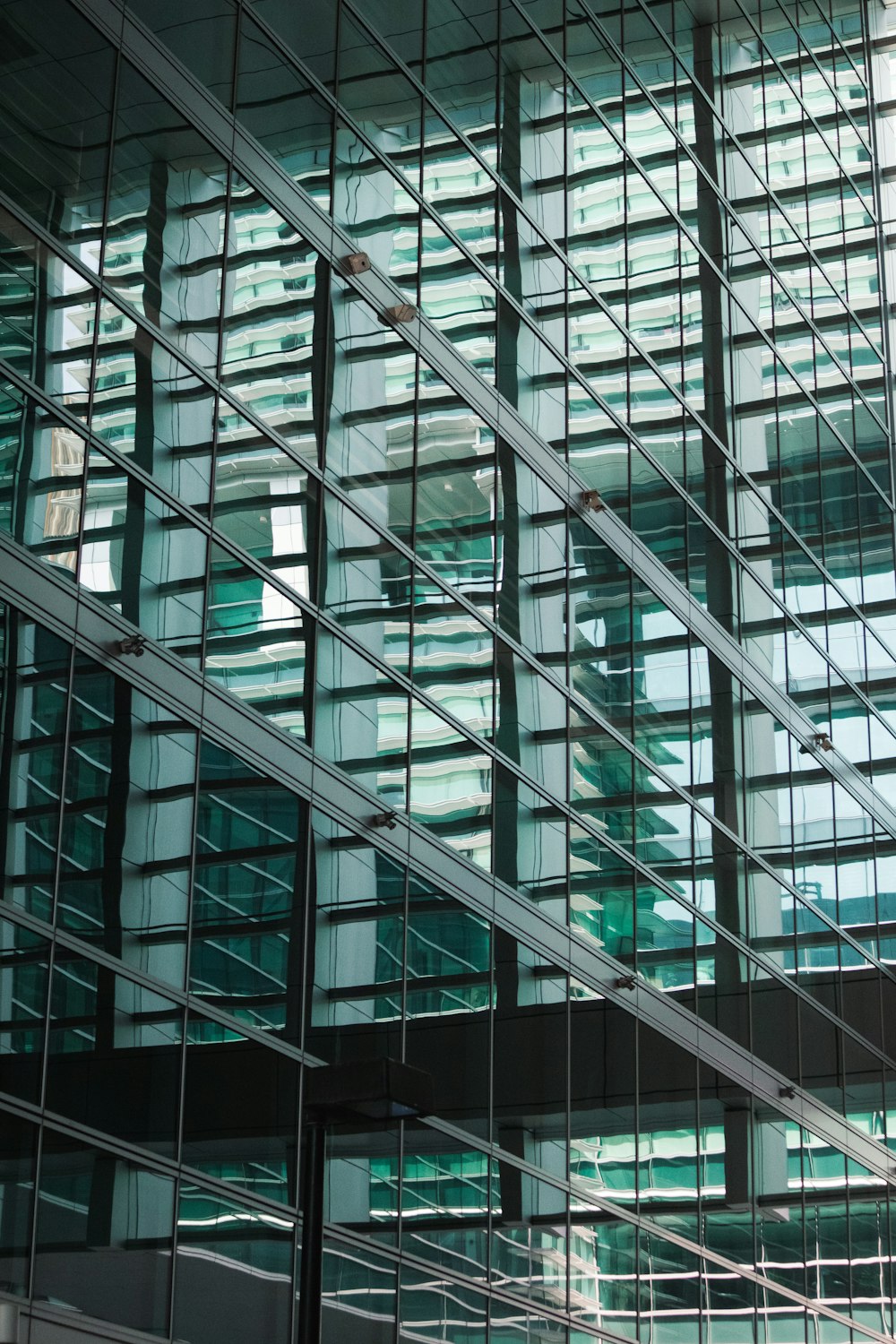 a building with glass windows