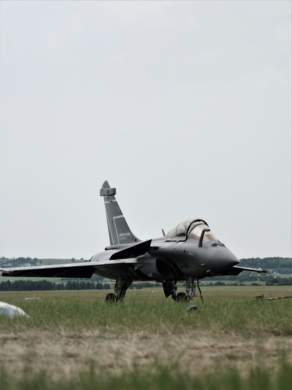 a fighter jet on the runway