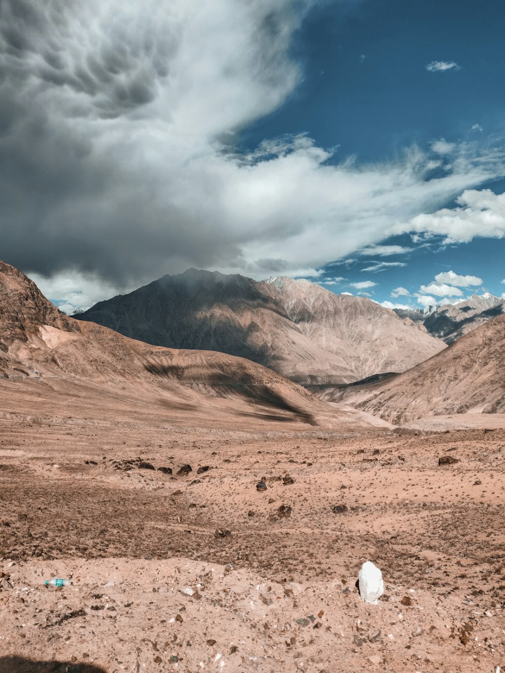 a rocky desert landscape