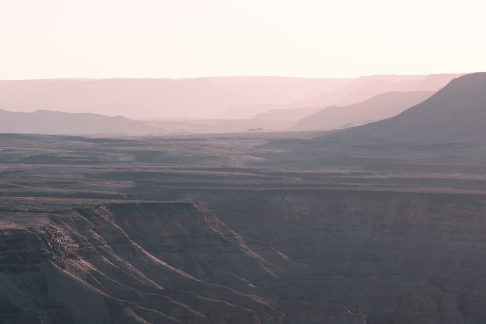 a large flat landscape