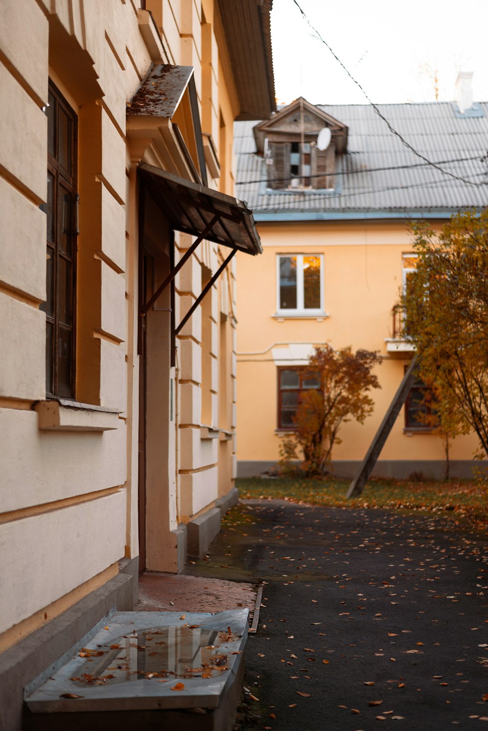 a row of buildings