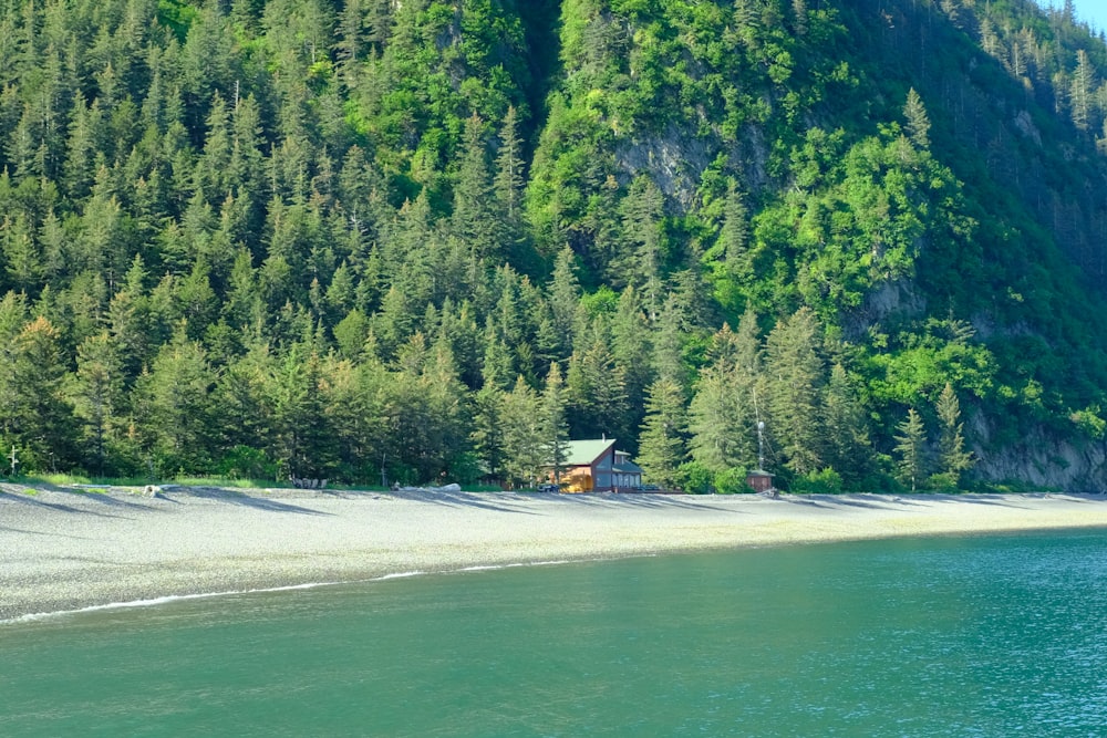 a house on a beach