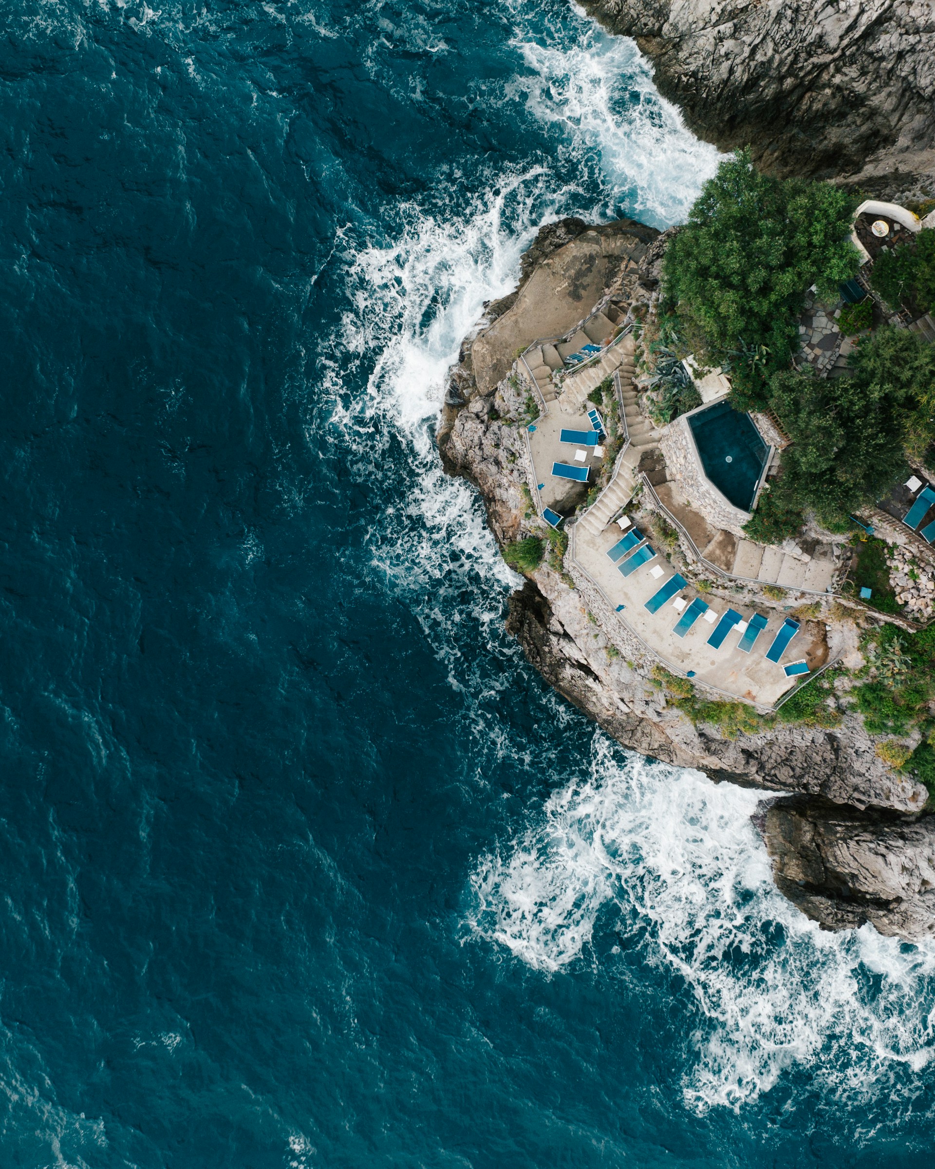 a beach with a body of water