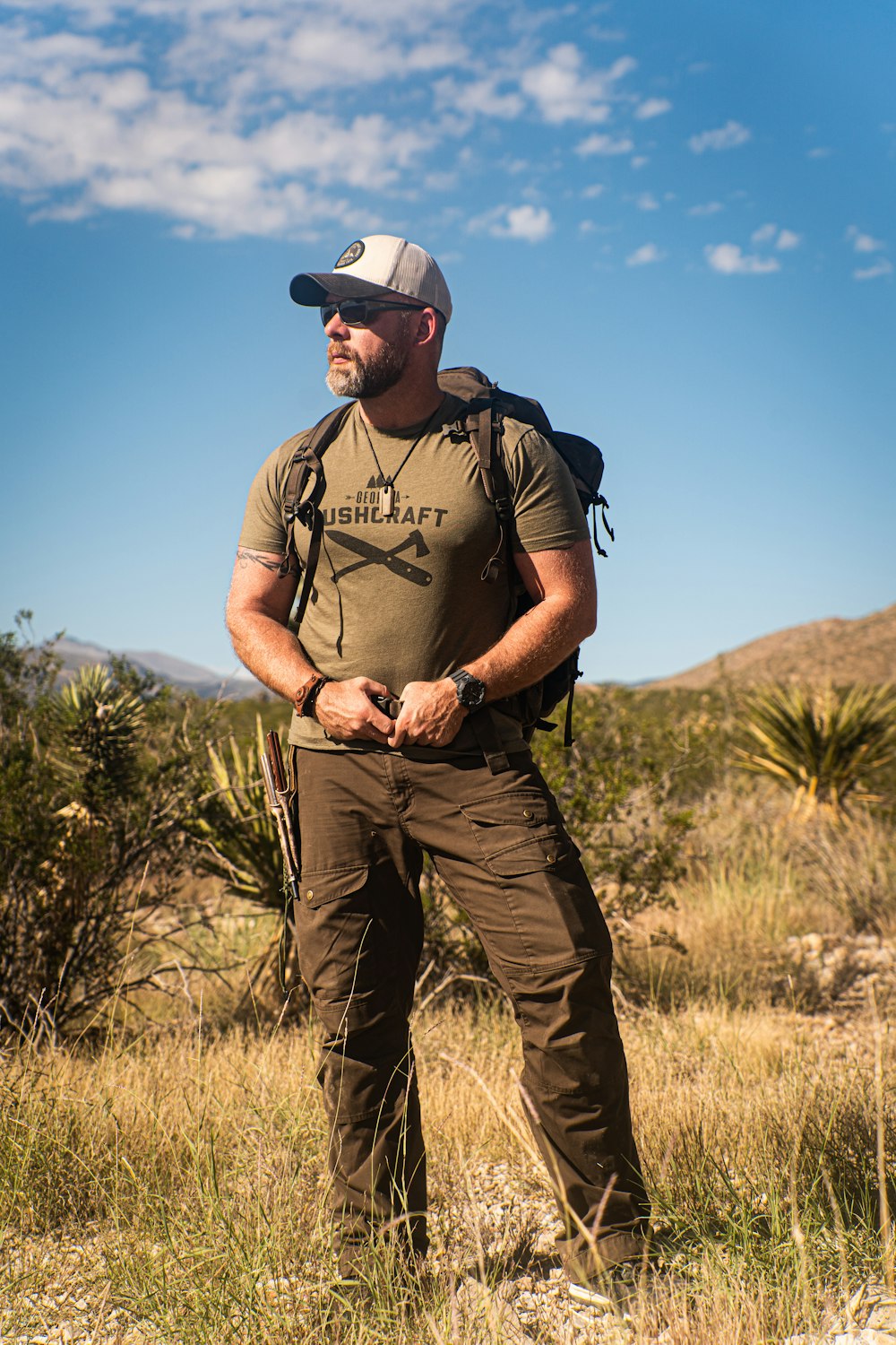 a man wearing a backpack