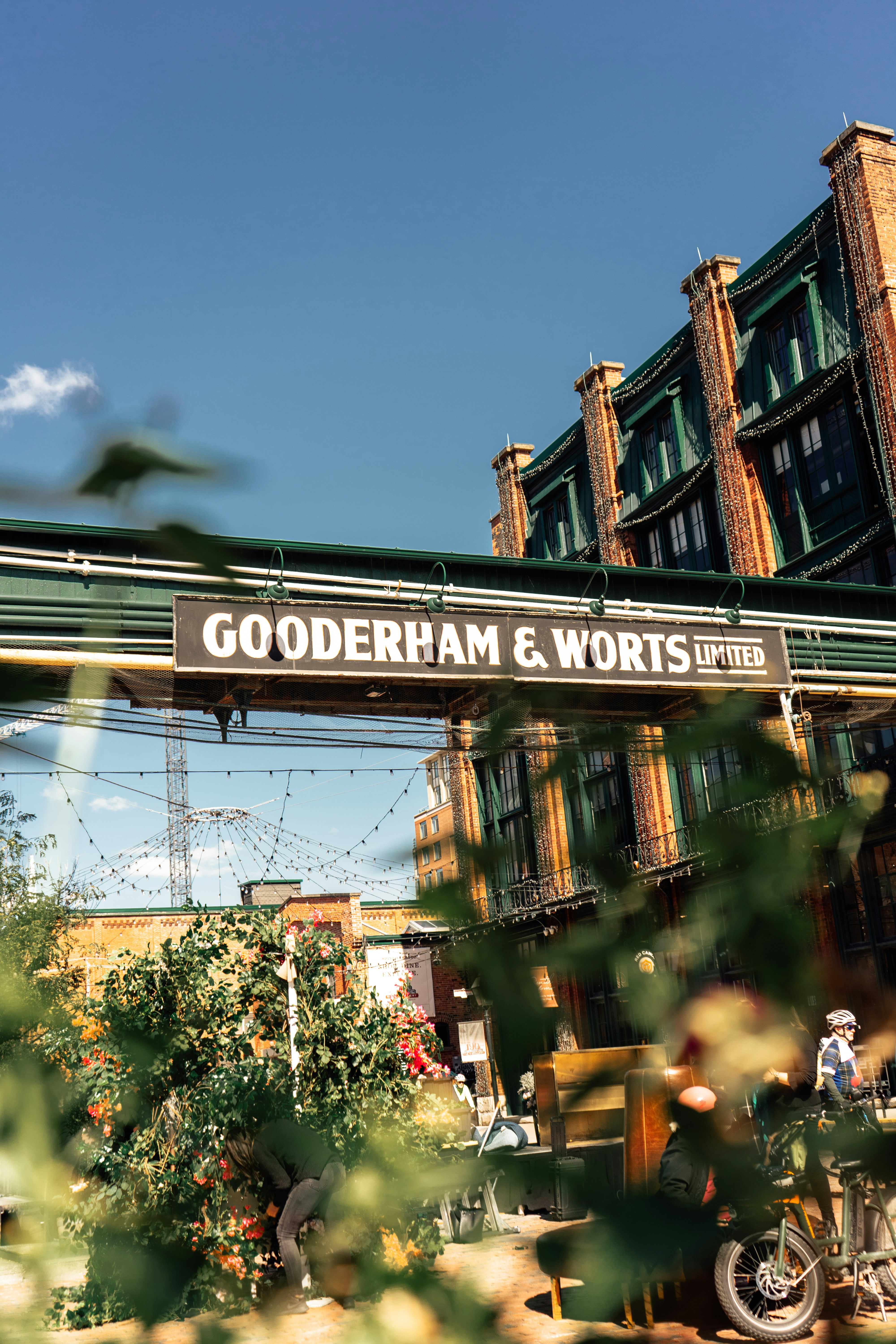 a sign on a building