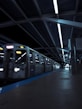 a train in a train station