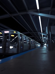 a train in a train station