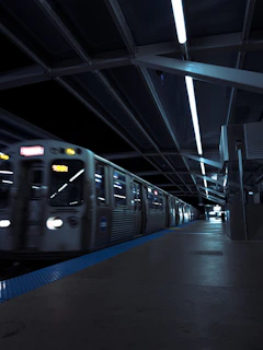 a train in a train station