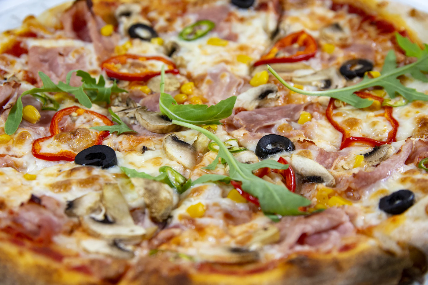 Jamón con queso de Relient K Pizza