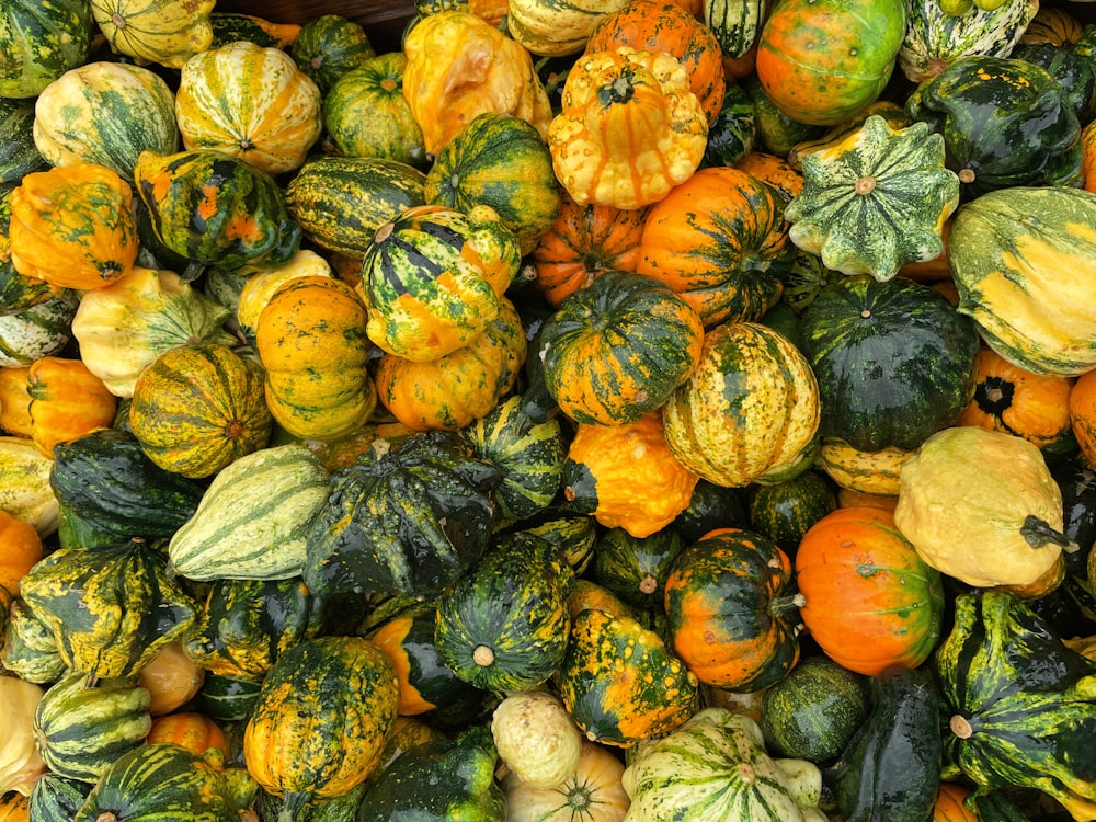 a pile of colorful vegetables