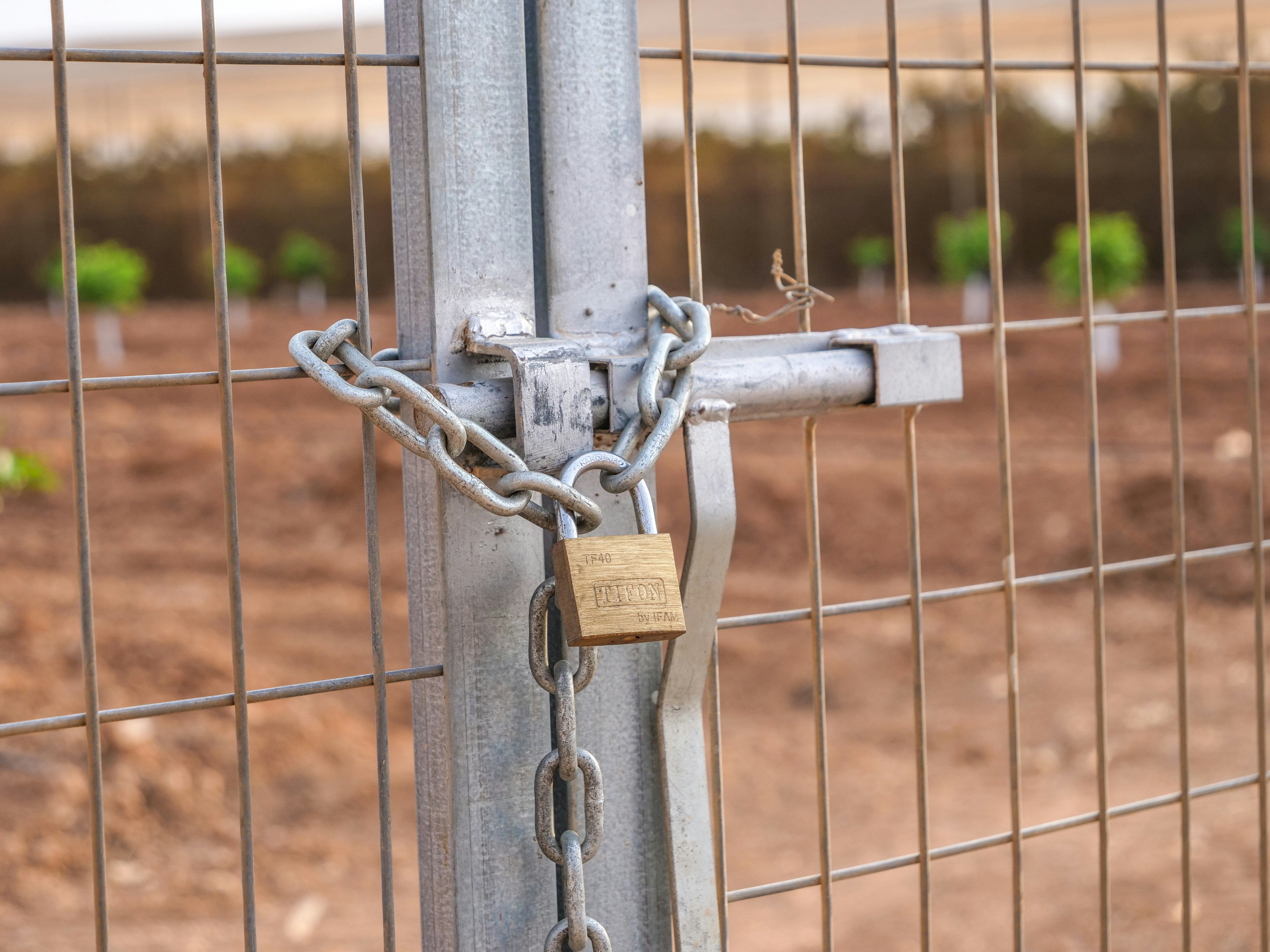 A properly secured worksite with safety fencing and signage - johnson county excavating