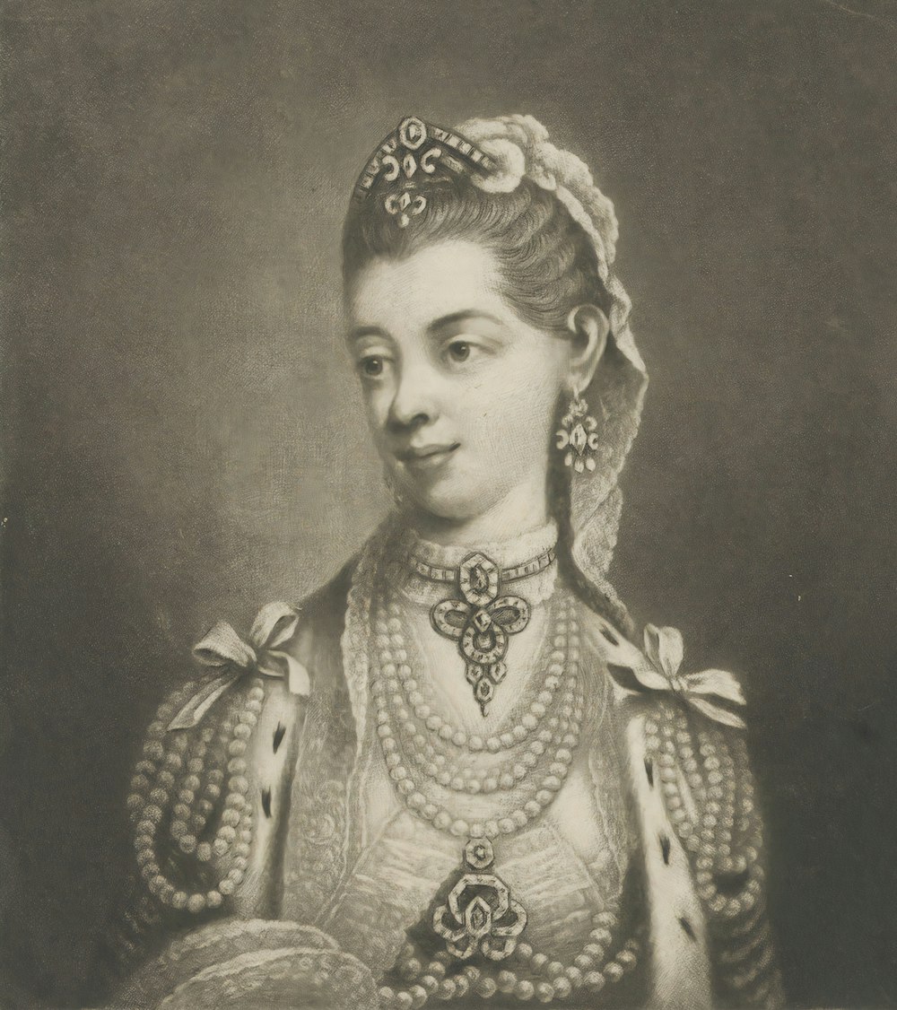 a woman wearing a crown