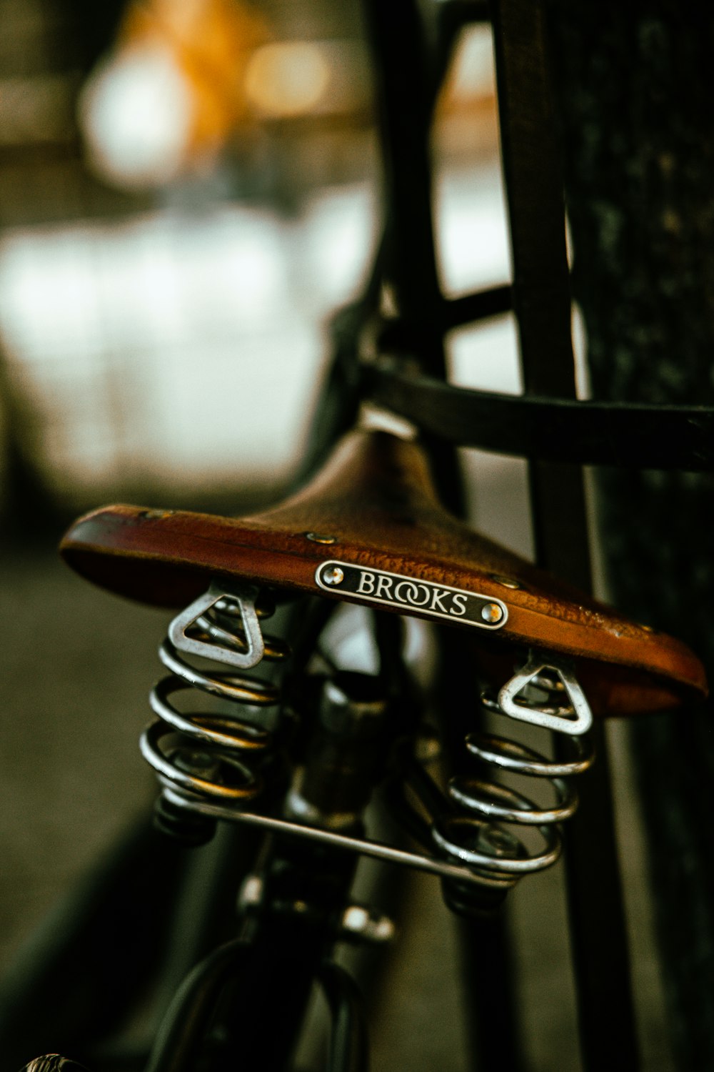 a close up of a bicycle handlebar