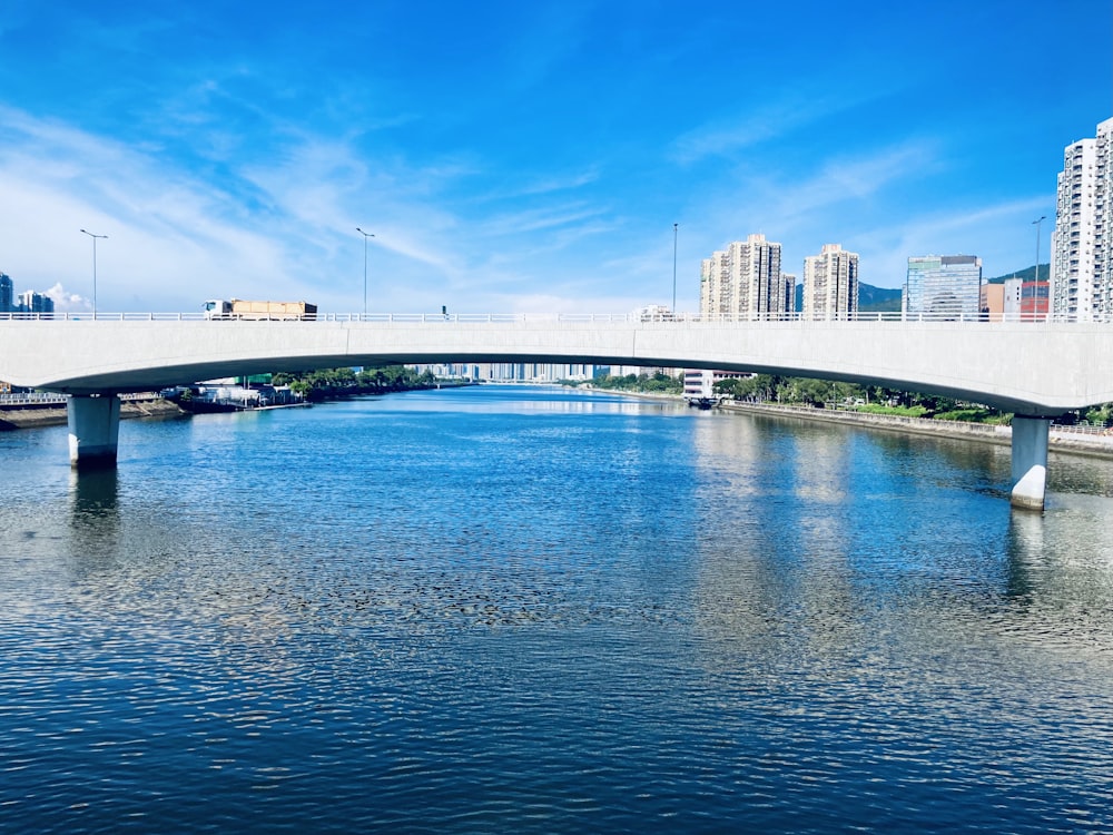 a bridge over a body of water