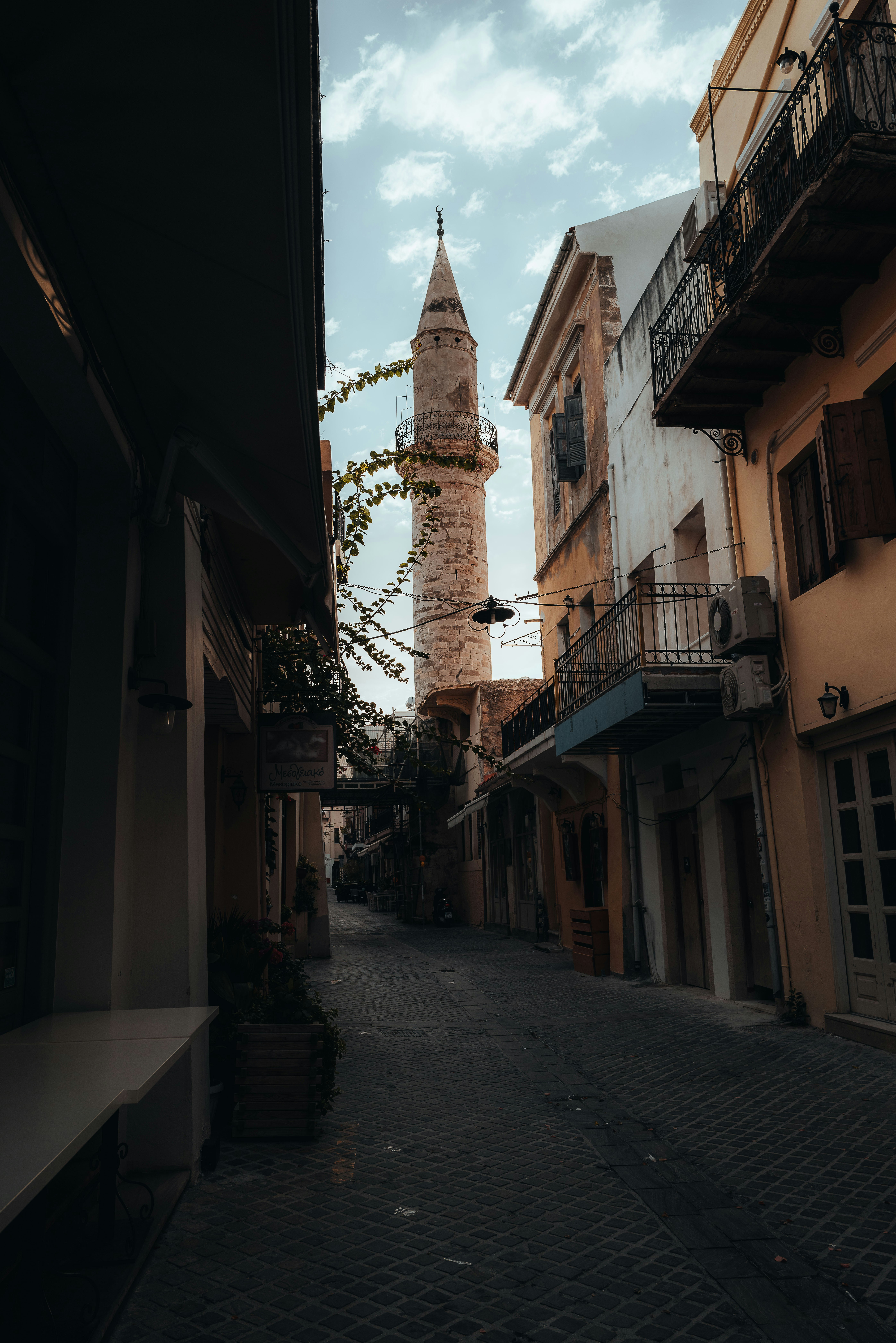 a view of a city street
