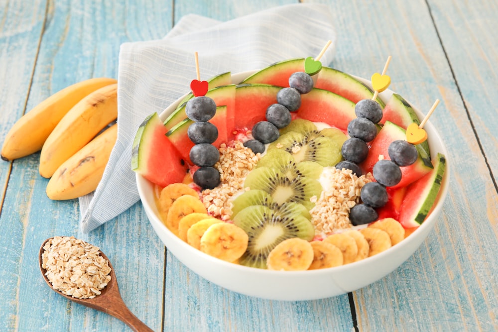 a bowl of fruit