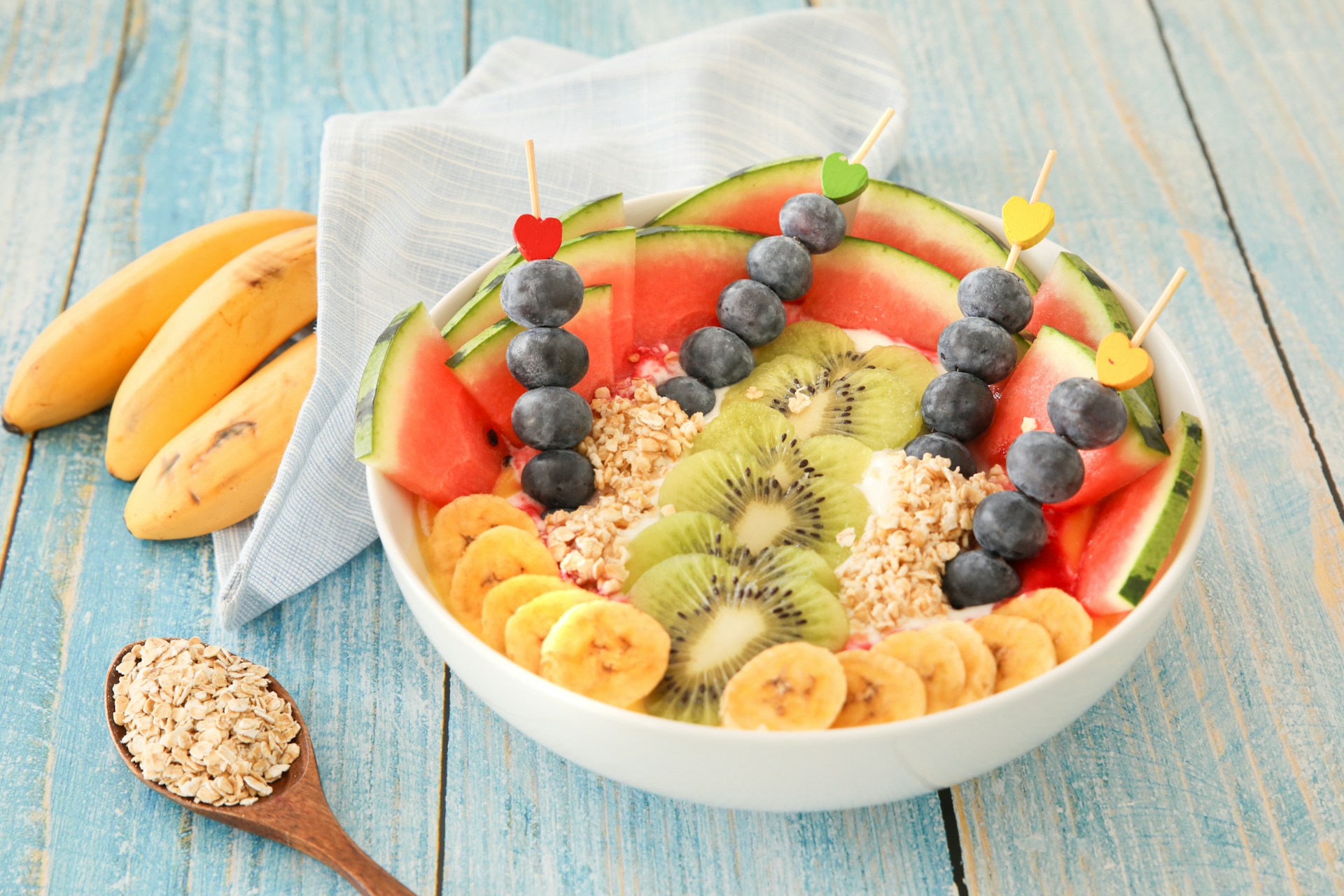 a bowl of fruit
