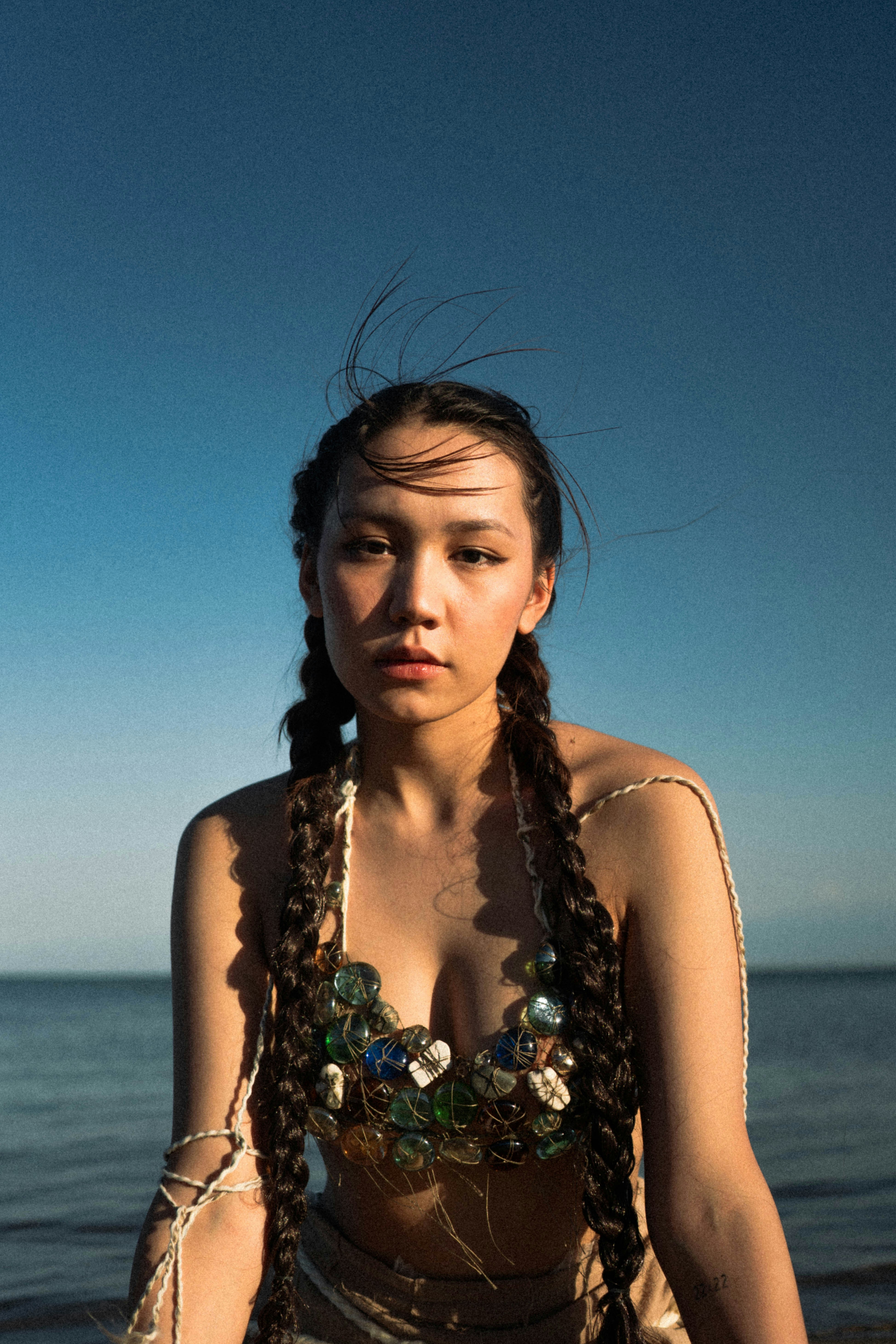 a person in a garment