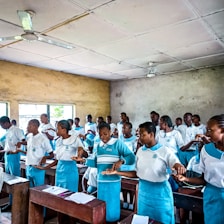 a group of people in a room