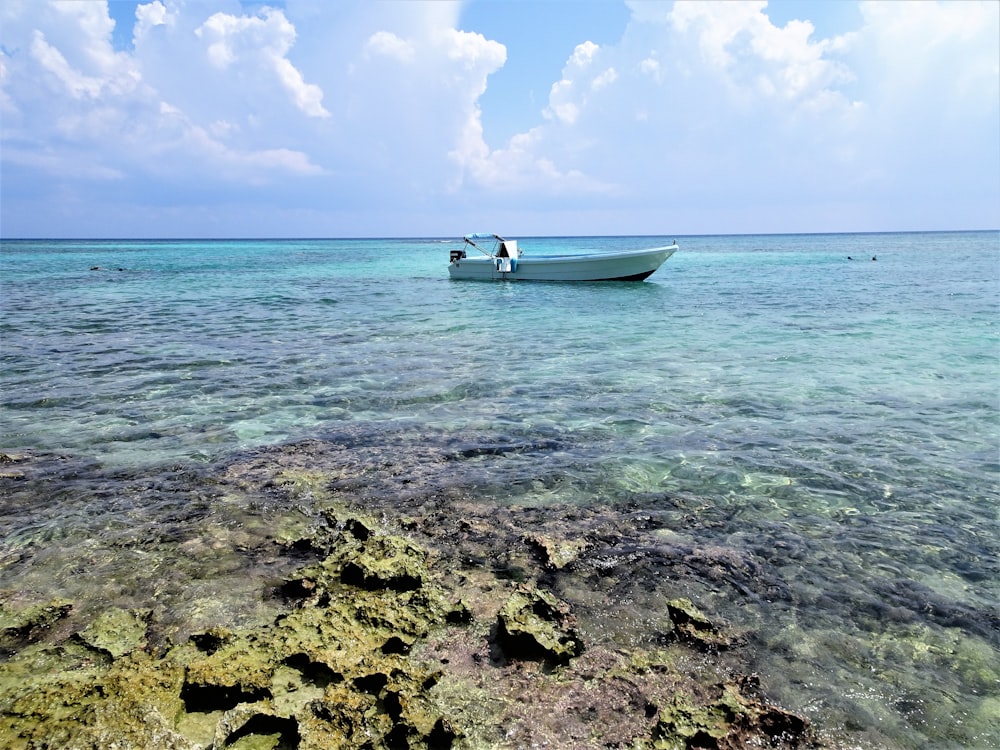 a boat in the water