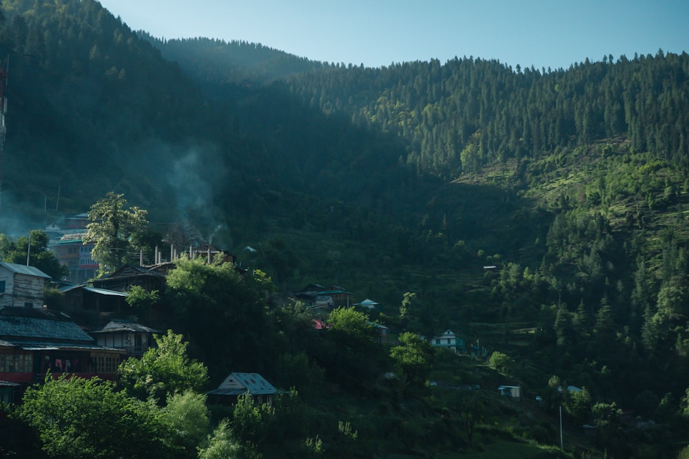 Un pueblo en las montañas