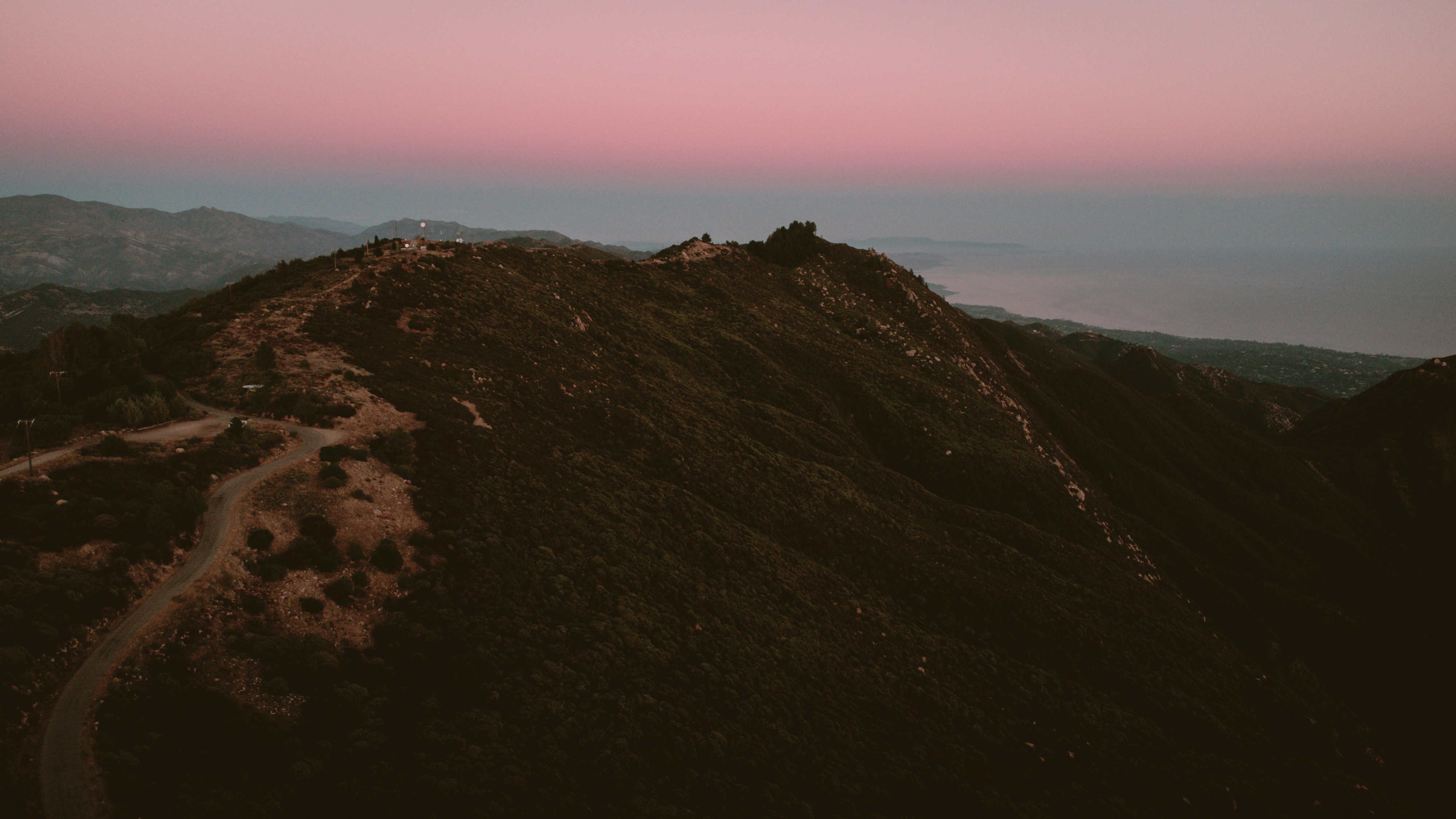 a road on a mountain