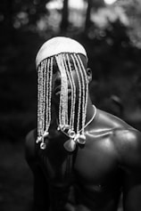 a person wearing a mask