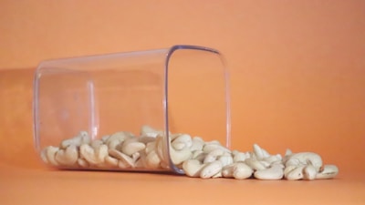 a container of peanuts
