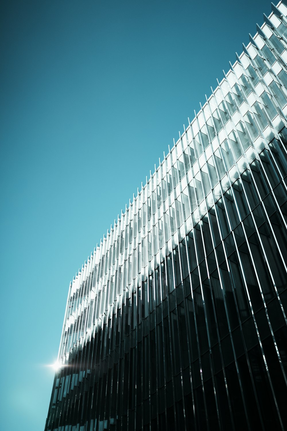 a tall building with many windows