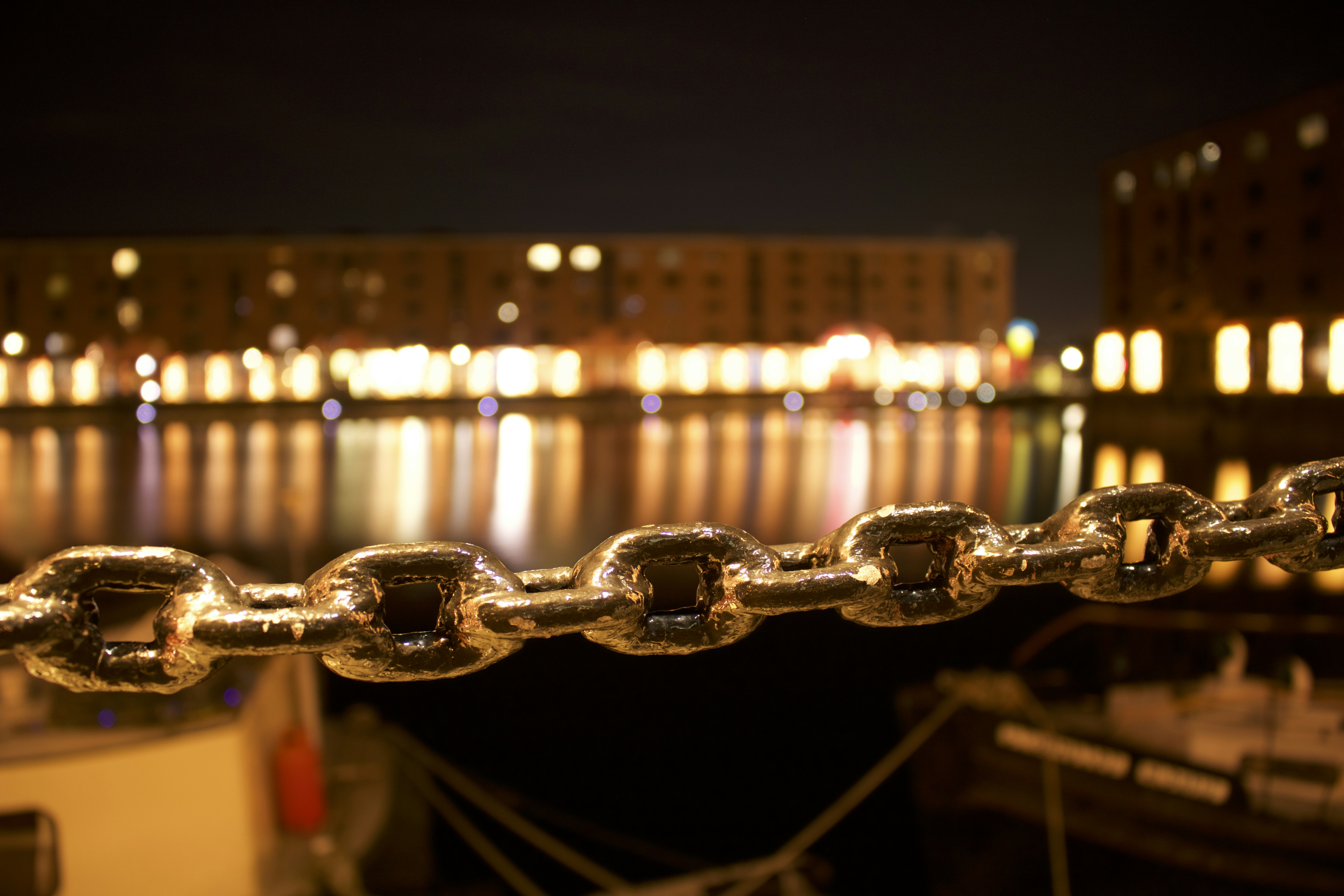 a large group of lights